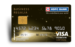 Business Regalia Credit Card