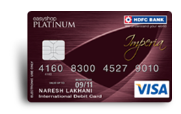 Easyshop Imperia Platinum Chip Debit Card Secure Online Retail